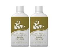 Pure Scented 200ml Fragrance Oils - Vegan & Cruelty-Free, for Candles, Soaps, Slime, Diffusers, Cosmetic, Wax Melts & DIY Crafts (2 x 100ml, Risk for Her)
