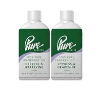 Pure Scented 200ml Fragrance Oils - Vegan & Cruelty-Free, for Candles, Soaps, Slime, Diffusers, Cosmetic, Wax Melts & DIY Crafts (2 x 100ml, Cypress & Grapevine)