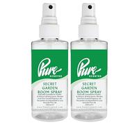 "Pure Scented 200ml Room & Fabric Sprays 2 x 100ml Suitable For Home, Car, Caravan, Work, Gym Bags, Odour Eliminators (2 x 100ml, Secret Garden)"