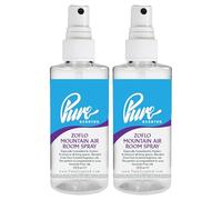 "Pure Scented 200ml Room & Fabric Sprays 2 x 100ml Suitable For Home, Car, Caravan, Work, Gym Bags, Odour Eliminators (2 x 100ml, Zoflo Mountain Air)"