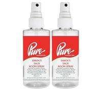 "Pure Scented 200ml Room & Fabric Sprays 2 x 100ml Suitable For Home, Car, Caravan, Work, Gym Bags, Odour Eliminators (2 x 100ml, Santa's Sack)"