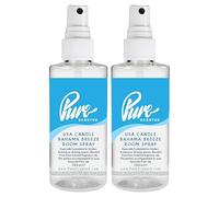 Pure Scented 200ml Room & Fabric Sprays 2 x 100ml Suitable For Home, Car, Caravan, Work, Gym Bags, Odour Eliminators (2 x 100ml, USA Candle Bahama Breeze)