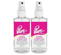Pure Scented 200ml Room & Fabric Sprays 2 x 100ml Suitable For Home, Car, Caravan, Work, Gym Bags, Odour Eliminators (2 x 100ml, Cherry Blossom & Sweet Pea)
