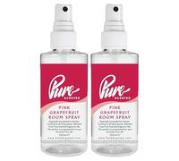 "Pure Scented 200ml Room & Fabric Sprays 2 x 100ml Suitable For Home, Car, Caravan, Work, Gym Bags, Odour Eliminators (2 x 100ml, Pink Grapefruit)"