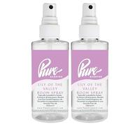 Pure Scented 200ml Room & Fabric Sprays 2 x 100ml Suitable For Home, Car, Caravan, Work, Gym Bags, Odour Eliminators (2 x 100ml, Lily Of The Valley)