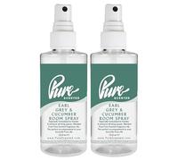 "Pure Scented 200ml Room & Fabric Sprays 2 x 100ml Suitable For Home, Car, Caravan, Work, Gym Bags, Odour Eliminators (2 x 100ml, Earl Grey & Cucumber)"