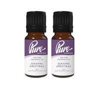 Pure Scented 20ml Fragrance Oils - 2 x 10ml Suitable for Candles, Soaps, Slime, Diffusers, Cosmetics, Wax Melts, Designer (2 x 10ml, Seasons Greetings)