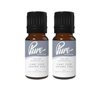 Pure Scented 20ml Fragrance Oils - 2 x 10ml Suitable for Candles, Soaps, Slime, Diffusers, Cosmetics, Wax Melts, Designer (2 x 10ml, Cant Stop Loving You)