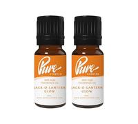Pure Scented 20ml Fragrance Oils - 2 x 10ml Suitable for Candles, Soaps, Slime, Diffusers, Cosmetics, Wax Melts, Designer (2 x 10ml, Jack-O-Lantern Glow)