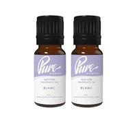 Pure Scented 20ml Fragrance Oils - 2 x 10ml Suitable for Candles, Soaps, Slime, Diffusers, Cosmetics, Wax Melts, Designer (2 x 10ml, Blanc)