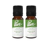Pure Scented 20ml Fragrance Oils - 2 x 10ml Suitable for Candles, Soaps, Slime, Diffusers, Cosmetics, Wax Melts, Designer (2 x 10ml, Honeydew Melon)