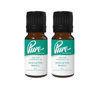 Pure Scented 20ml Fragrance Oils - 2 x 10ml Suitable for Candles, Soaps, Slime, Diffusers, Cosmetics, Wax Melts, Designer (2 x 10ml, Mistletoe Magic)