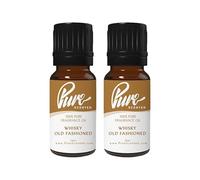 Pure Scented 20ml Fragrance Oils - 2 x 10ml Suitable for Candles, Soaps, Slime, Diffusers, Cosmetics, Wax Melts, Designer (2 x 10ml, Whiskey Old Fashioned)