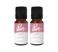 Pure Scented 20ml Fragrance Oils - 2 x 10ml Suitable for Candles, Soaps, Slime, Diffusers, Cosmetics, Wax Melts, Designer (2 x 10ml, La Ve Belle)