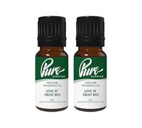 Pure Scented 20ml Fragrance Oils - 2 x 10ml Suitable for Candles, Soaps, Slime, Diffusers, Cosmetics, Wax Melts, Designer (2 x 10ml, Love at Frost Bite)
