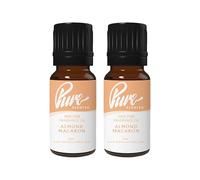 Pure Scented 20ml Fragrance Oils - 2 x 10ml Suitable for Candles, Soaps, Slime, Diffusers, Cosmetics, Wax Melts, Designer (2 x 10ml, Almond Macaron)