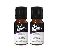 Pure Scented 20ml Fragrance Oils - 2 x 10ml Suitable for Candles, Soaps, Slime, Diffusers, Cosmetics, Wax Melts, Designer (2 x 10ml, Lavish Blossom)