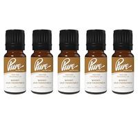 Pure Scented 50ml Fragrance Oils - 5 x 10ml Suitable for Candles, Soaps, Slime, Diffusers, Cosmetics, Wax Melts, Designer (5 x 10ml, Whiskey Old Fashioned)