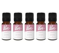 Pure Scented 50ml Fragrance Oils - 5 x 10ml Suitable for Candles, Soaps, Slime, Diffusers, Cosmetics, Wax Melts, Designer (5 x 10ml, Olympia)