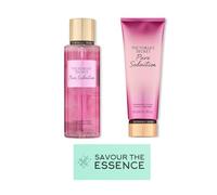 Pure Seduction Body Mist and Pure Seduction Body Lotion 2 Pack | VS Gift Set | Savour the Essence QR Code