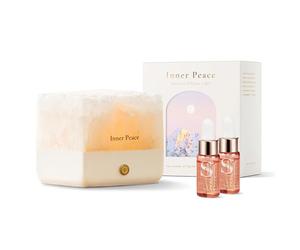 Pure Selenite Crystal Diffuser Light Gift for Women - Colour Changing Rechargeable Night Light with Essential Oils, Birthday, Valentine’s