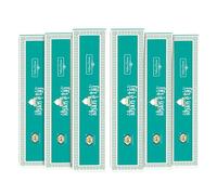 Pure Shan-e-Taj Agarbatti Sticks, for Evening Prayer, Rituals, Special Occasions - Pack of 6 (96g per Pack)