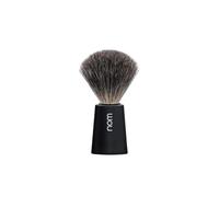 NOM Carl Shaving Brush | Pure Badger Shave Brush for Shaving Soaps and Creams | exfoliating Shaving Brush | Black Handle