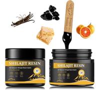 Pure Shilajit Himalayan Resin, Gold Seal Pure Shilajit Enriched with Acid Fulvic, Essential Minerals and 85+ Trace Elements to Boost Energy and Immunity, 50g in a Box of 2.