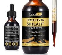 Pure Shilajit Liquid Drops, Natural Shilajit Resin Shilajit with 85+ Trace Minerals & Fulvic Acid, Strength & Stamina Booster for Men and Women