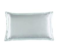 Pure Silk Pillowcase Natural Mulberry Silk Pillowcase Envelope 48X74CM Bedding Pillows Case New Multicolor Soft Comfortable(Light green,48X74CM Both sides)