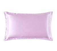 Pure Silk Pillowcase Natural Mulberry Silk Pillowcase Envelope 48X74CM Bedding Pillows Case New Multicolor Soft Comfortable(Light violet,48X74CM Both sides)