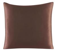 Pure Silk Pillowcase With Zipper, Multicolor, Multiple Sizes(Coffee,80 x 80 cm)