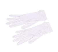 Pure Silk Womens Gloves For Sleeping Moisturizing, Sunscreen UV Protection Silk Gloves For Summer, White, One Size