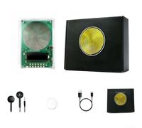Pure Sine Wave For Schumann Resonance Generator Adjustable For Frequency 0.1hz To 30khz Digital Signal Device With For Crystal Oscillator And Acrylic Housing For Testing(silver plating)