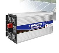 Pure Sine Wave Inverter 12000W/16000W, DC 24V/48V/60V/72V to AC 230V, Stable Output, Intelligent LCD Display for Home, RV, Camping