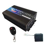 Pure Sine Wave Inverter 12V 24V 48V 60V 3000w 4000w Voltage Solar Power Inverter 12V Converter with Remote Control DIY(3000W,OneColor)