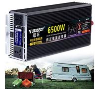 Pure Sine Wave Inverter 12V 24V 48V 60V 72V to 230V, 2200W-8500W, Power Inverter with European Socket and LCD Voltage Display