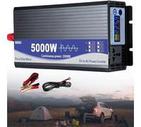 Pure Sine Wave Inverter 12V 24V 48V 60V 72V to AC 110V 220V 3000W-12000W with LCD Display & Sockets for Car, Caravan, Boat, Camping, Off-Grid Power Supply