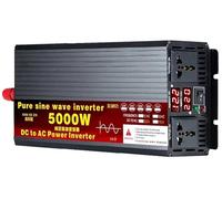 Pure Sine Wave Inverter 12V-72V DC to 110V/220V, 1600W-12000W, Ideal for RV, Off-Grid Solar Systems, Camping, Road Trips, Vehicle AC Power Outlets