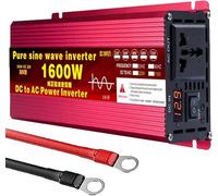 Pure Sine Wave Inverter 12V-72V DC to 110V/220V, 1600W-12000W, Ideal for RV, Off-Grid Solar, Vehicle Power, Camping, Road Trips - Reliable AC Converter