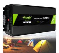 Pure Sine Wave Inverter 2000W-12000W, 12V/24V/48V DC to 110V/220V/230V Converter for RV, Off-Grid Solar, Vehicle AC Power for Camping & Road Trips