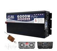 Pure Sine Wave Inverter 2200W/3500W/5000W/6000W/8000W/10000W/12000W/16000W Solar Power Inverter 12V 24V 48V 60V 72V DC to 110V 220V 230V 240V AC Car Voltage Converter Transformer(6000W,12Vto110V)