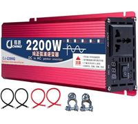 Pure Sine Wave Inverter 2200W/3500W/5000W/6000W/8000W/10000W/12000W/16000W Solar Power Inverter 12V 24V 48V 60V 72V DC to 110V 220V 230V 240V AC Car Voltage Converter Transformer(2200W,48Vto110V)