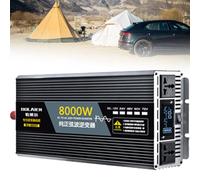 Pure Sine Wave Inverter 2500W-12000W for Car, DC 12V/24V/48V to AC 110V/120V/220V - High Efficiency Voltage Converter, Vehicle Power Adapter for RV, Boat, and Off-Grid Use