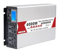 Pure Sine Wave Inverter 4000W 5000W 6000W 8000W Car Inverter DC12V 24V 48V 60V 72V To AC 110V-120V/220V-240V Transformer, Suitable For Household, Car, Solar Energy(4000w,12v to 110v)