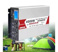 Pure Sine Wave Inverter 8000W, 12V 24V 48V to 120V 230V Vehicle Power Converter, Off-Grid Solar Power Inverter with USB Ports