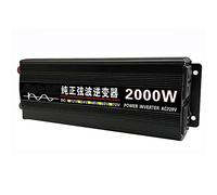 Pure Sine Wave Inverter, DC 12V/ 24V/48V/60V to AC 220V Voltage Converter,1600W 2000W 3000W 4000W Voltage Transformer Solar Power Inverter, 8 Security Protection,Ultra Silent,2000W-60V