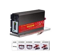 Pure Sine Wave Inverter DC 12v/24v to AC 110V/220V 2000W 3000W 4000W 5000W Voltage Transformer Power Converter Solar Inverter(5000w,48V_240 60HZ_Upgrade)