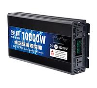 Pure Sine Wave Inverter, DC to AC Power Converter for Car and Home Use, High Wattage Voltage Transformation