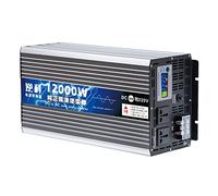 Pure Sine Wave Inverter, DC to AC Power Converter for Car and Home Use, High Wattage Voltage Transformation